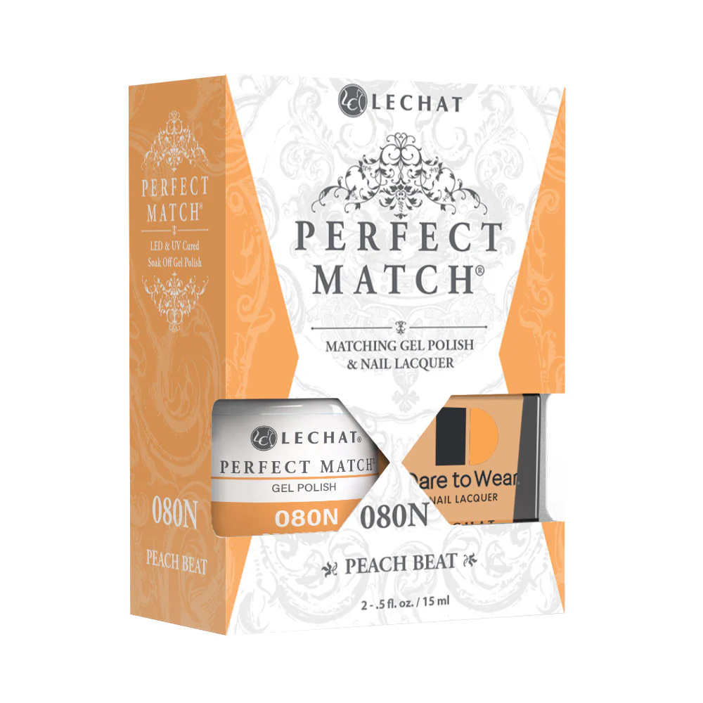 Lechat Perfect match Duo Gel & Lacquer Peach Beat PMS080N