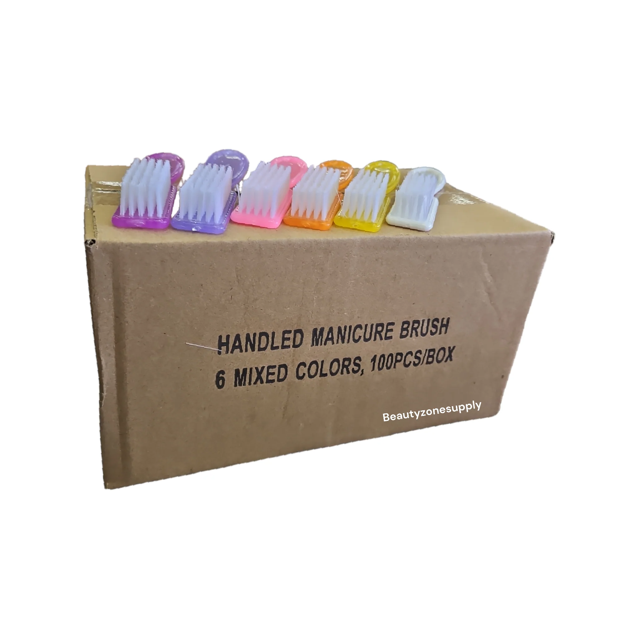 Manicure color brush Hard Brush box 100 pc - Image 3
