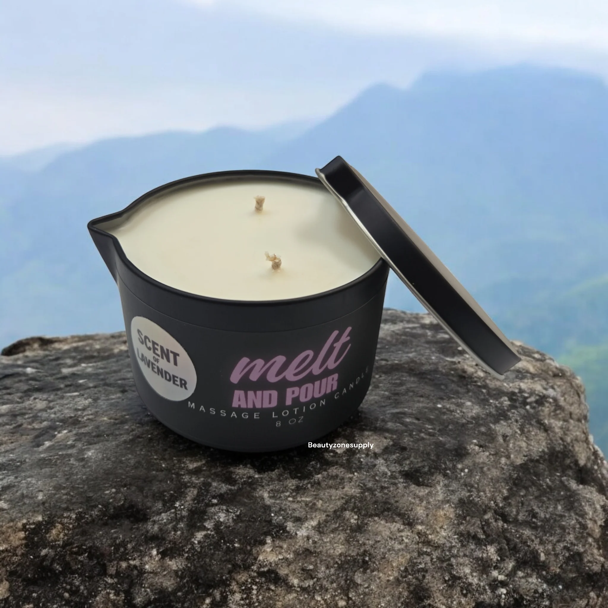 Melt And Pour Massage Lotion Candle 8 oz - Image 7