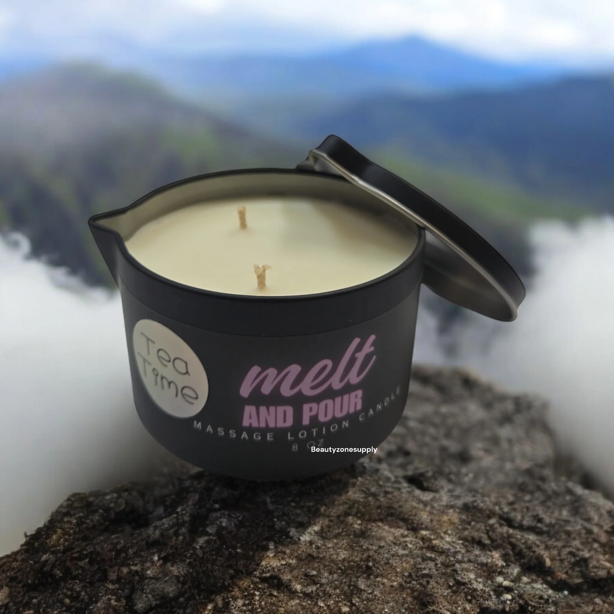Melt And Pour Massage Lotion Candle 8 oz - Image 9