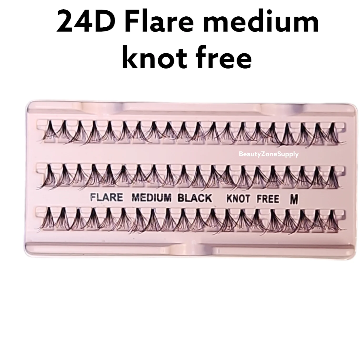 Monika Eyelash Individuals Knot-Free Box 50 Pack - 24D Medium - Image 2