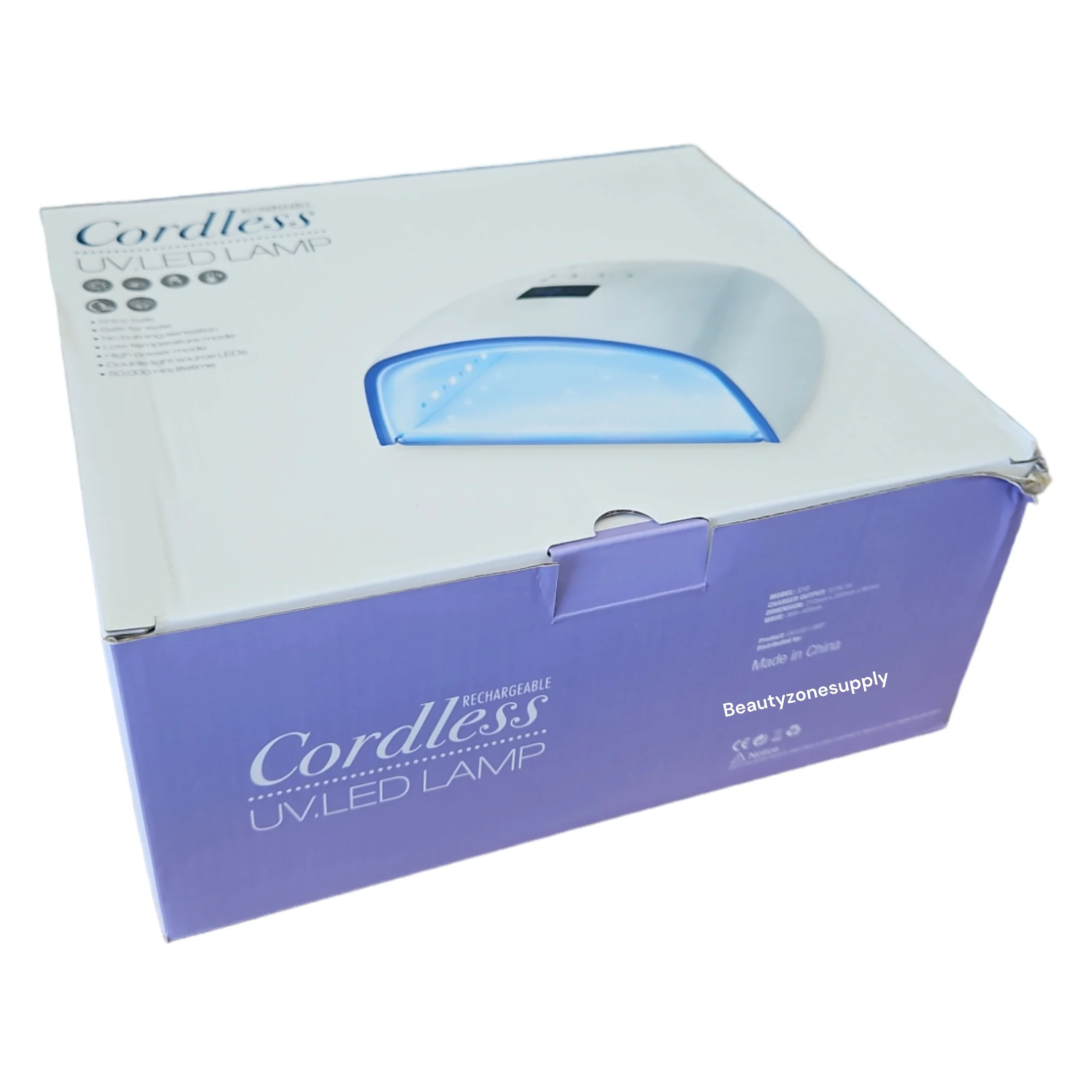 Monika LED/UV Advanced Cordless Lamp 48 W White - Image 2