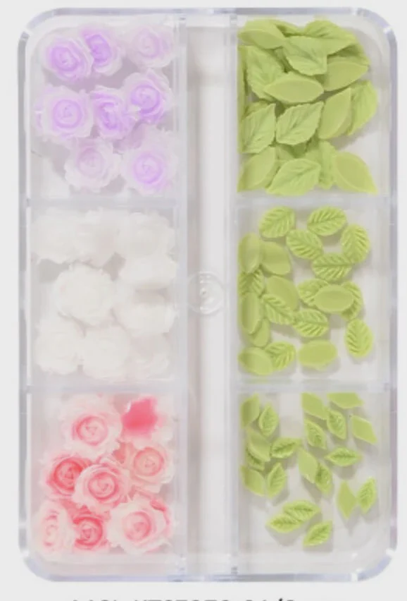 Nail Charm Acrylic 3D Rose Z27101