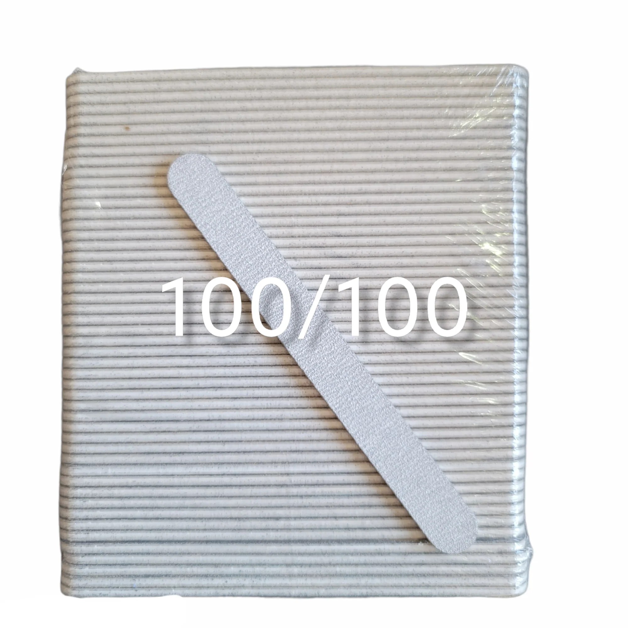 Nail File Regular 7" 100/100 Zebra 50 pc #F511