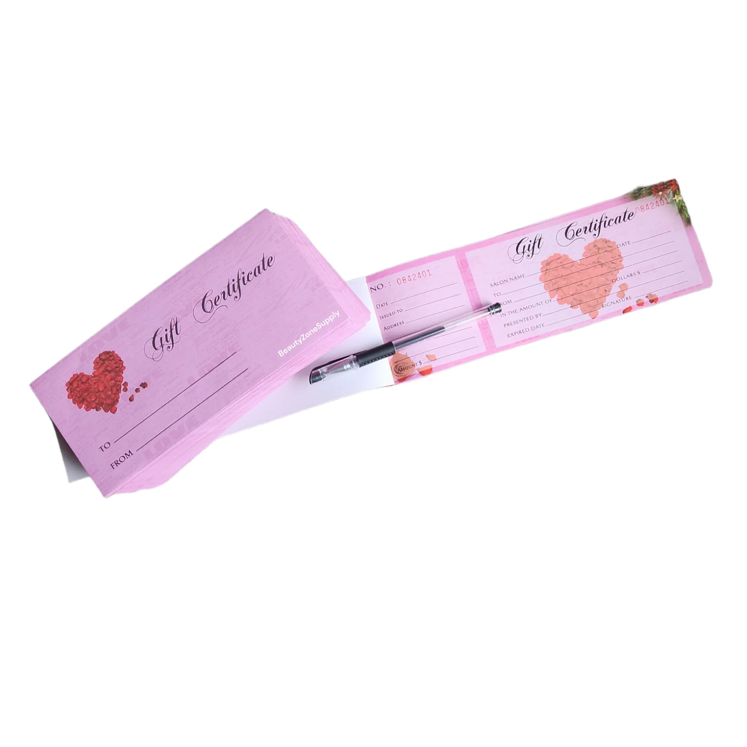 Nail Salon Gift certificate with Pen GC02 - Image 2