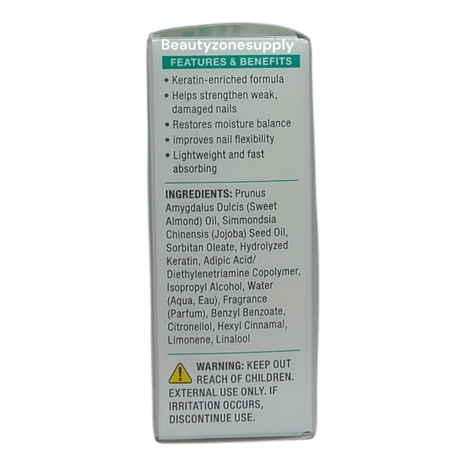 Nail Tek Nail Nutritionist Keratin Weak, Damaged Nails 0.5 oz 37830 - Image 3