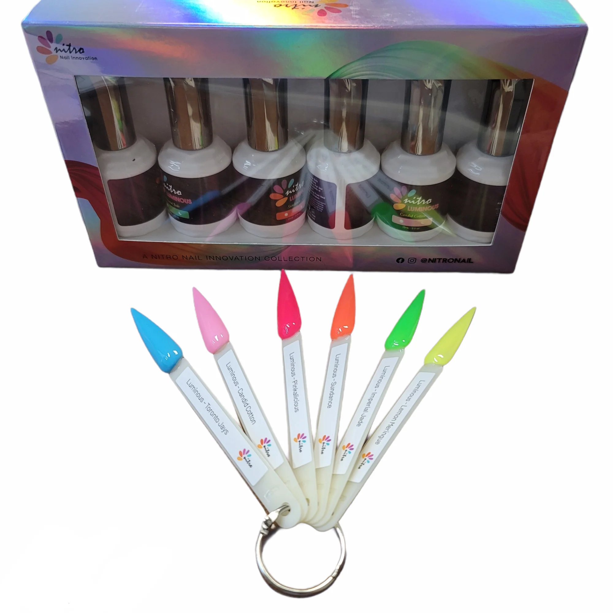 Nitro Luminous Gel Glow in the Dark Set of 6 - Image 3