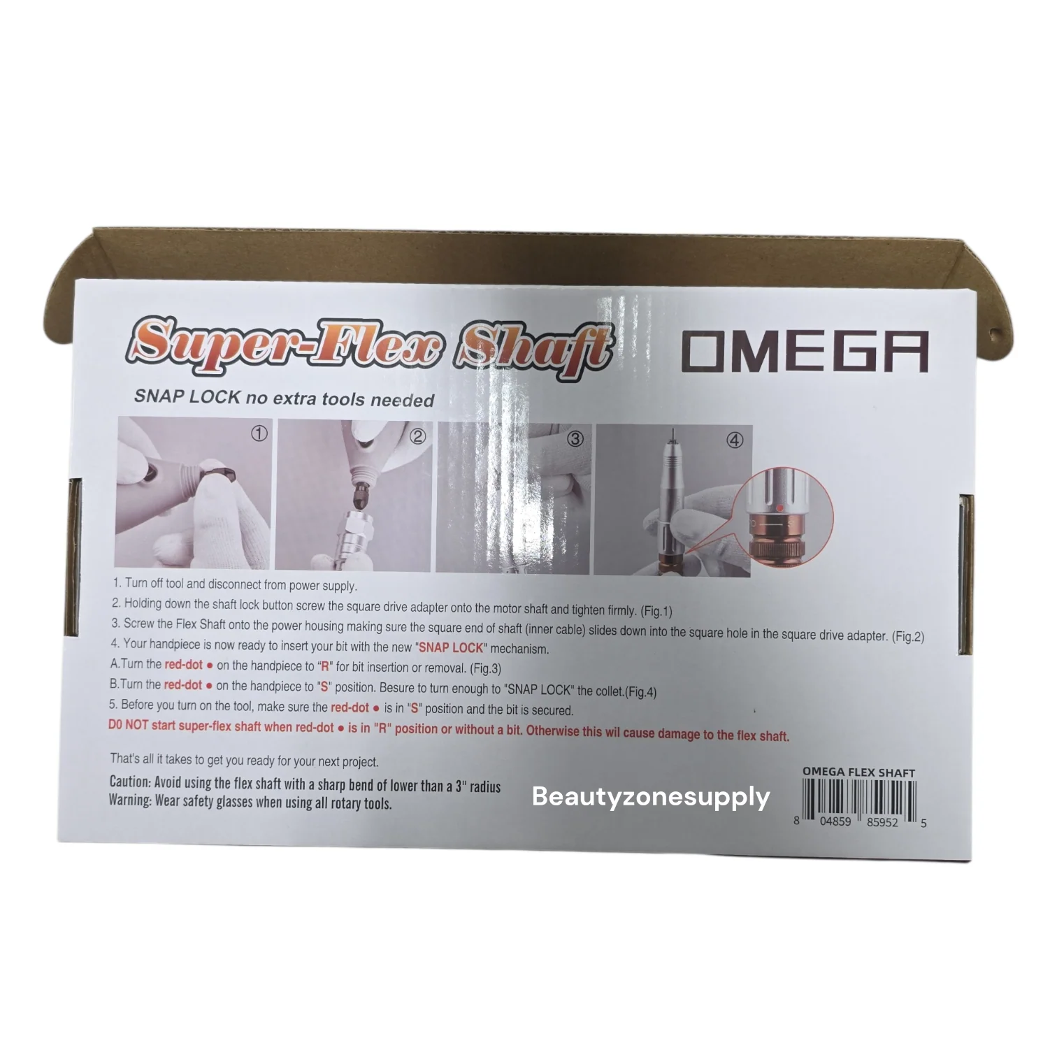 Omega Super Flex Shaft Snap Lock 3/32 Regular - Image 4