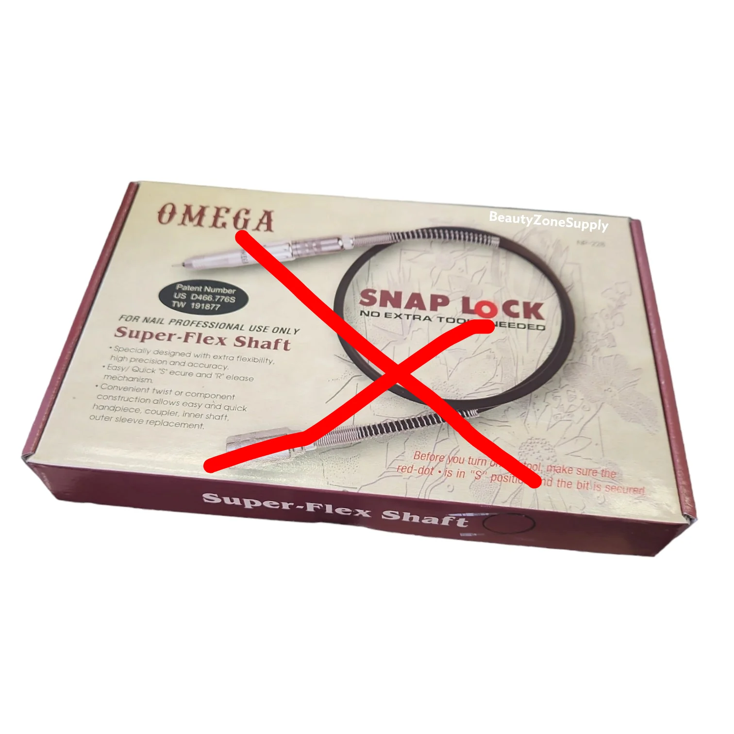 Omega Super Flex Shaft Snap Lock 3/32 Regular - Image 5