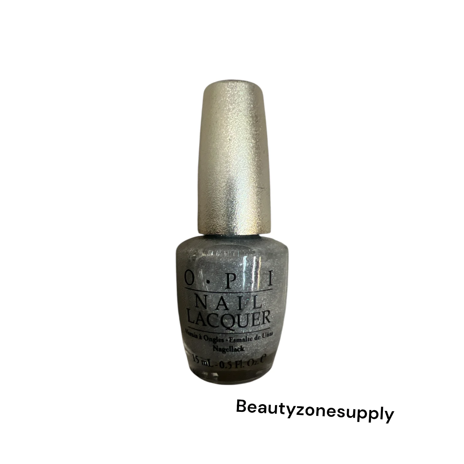OPI Nail Lacquer DS Coronation Platinum Shimmer 0.5 oz #DS025 - Image 2