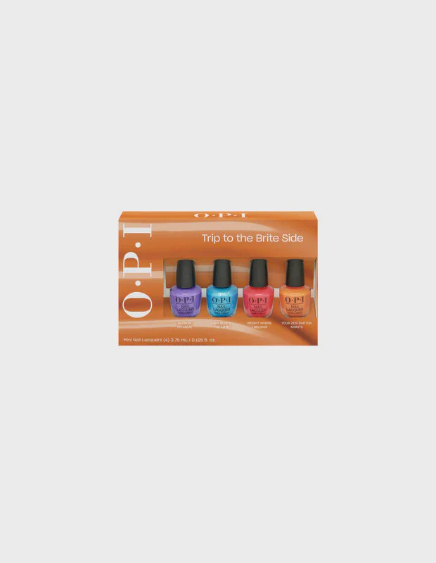 OPI Nail Lacquer Trip to the Brite Side Summer 2026 4PC MINI-PACK #DCS038