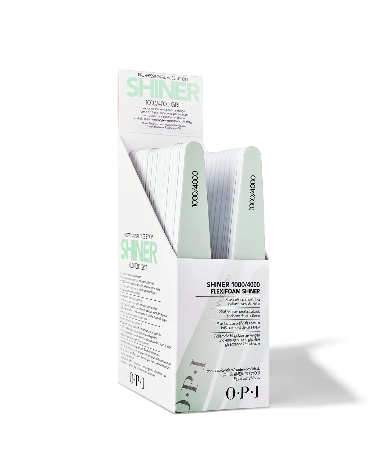 OPI Shiner Xl File 24 pcs Buffer 1000/4000 Grit #Fi654