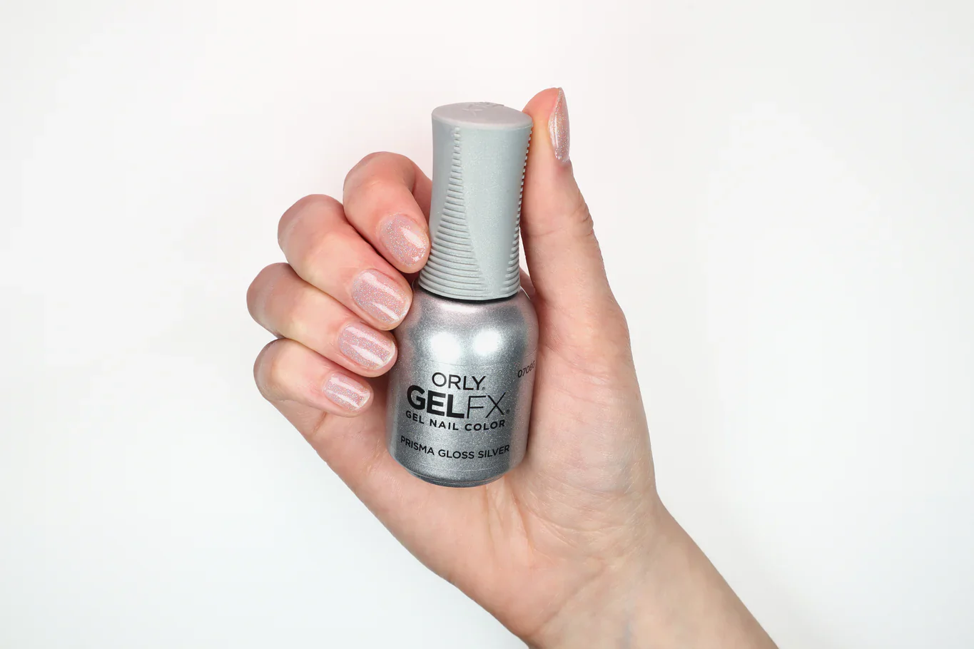 Orly Pro Gel FX Prisma Gloss Silver 0.6 oz #3010708 - Image 2
