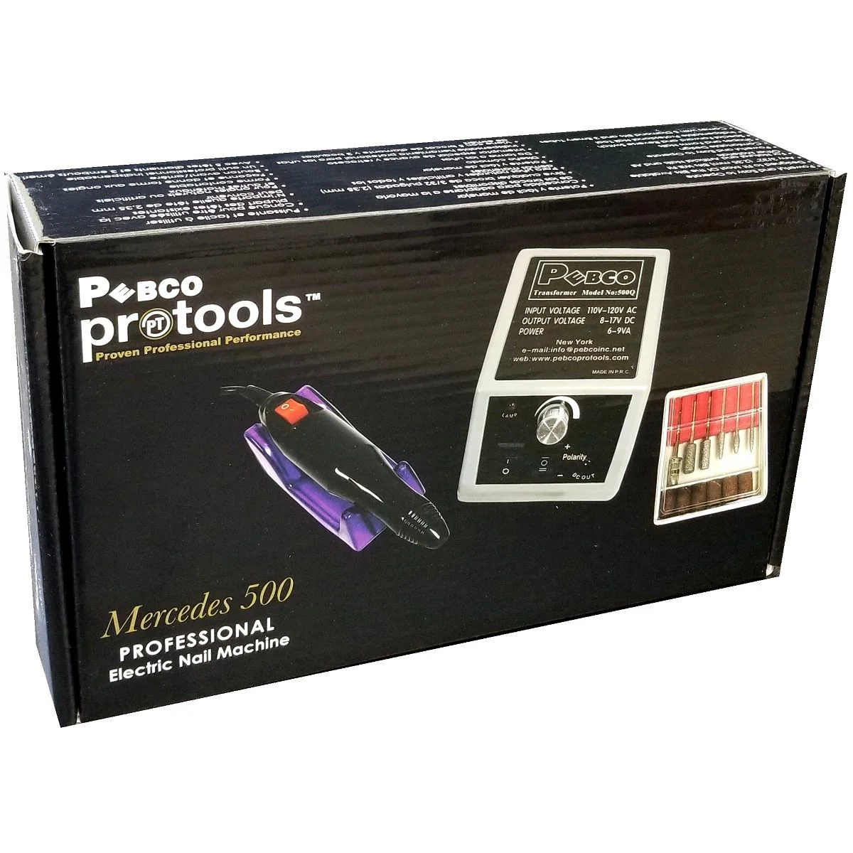 Pebco Professional Nail Drill Mercedes 500 Nail Machine