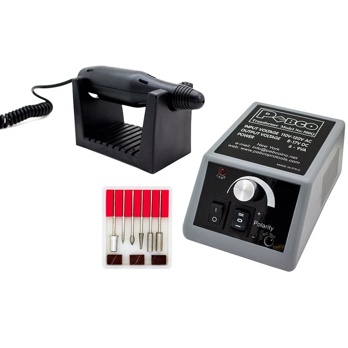 Pebco Professional Nail Drill Mercedes 500 Nail Machine - Image 2