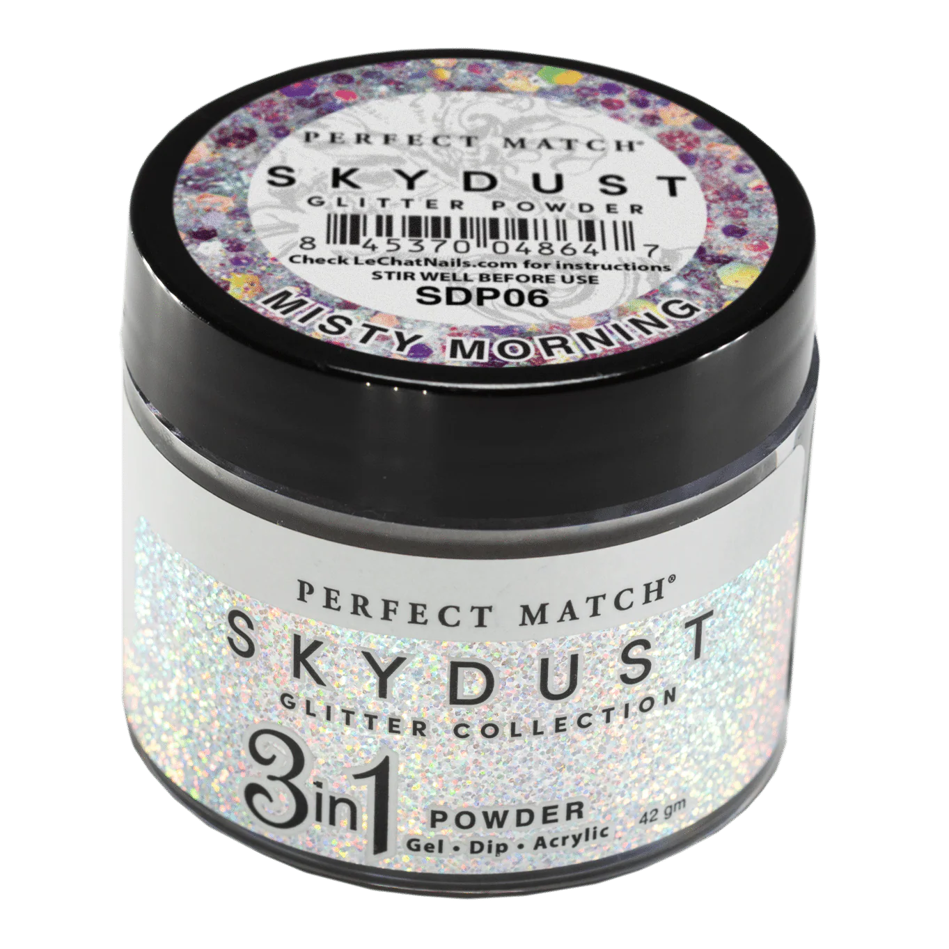 Perfect Match Glitter Powder Skydust Misty Morning 42 gm #SDP06 - Image 2