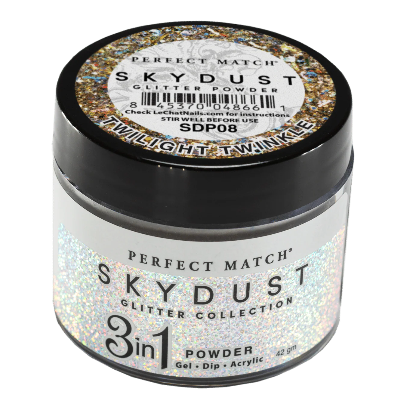 Perfect Match Glitter Powder Skydust Twilight Twin 42 gm #SDP08 - Image 2