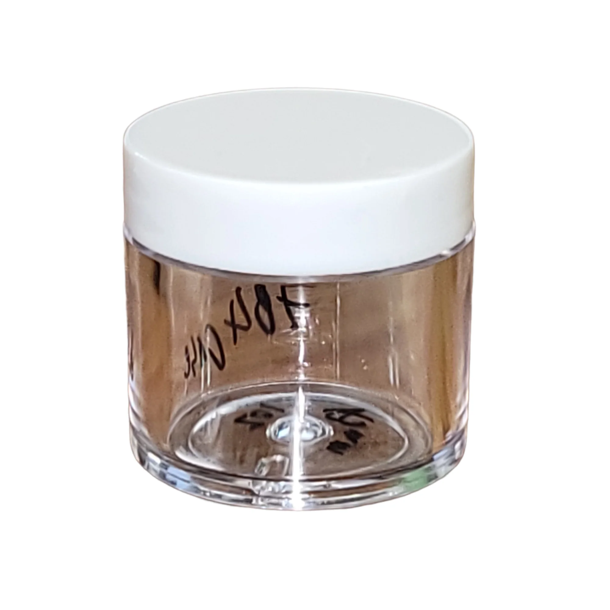 1 oz Clear Thick Wall Plastic Jars With Cap - Image 2