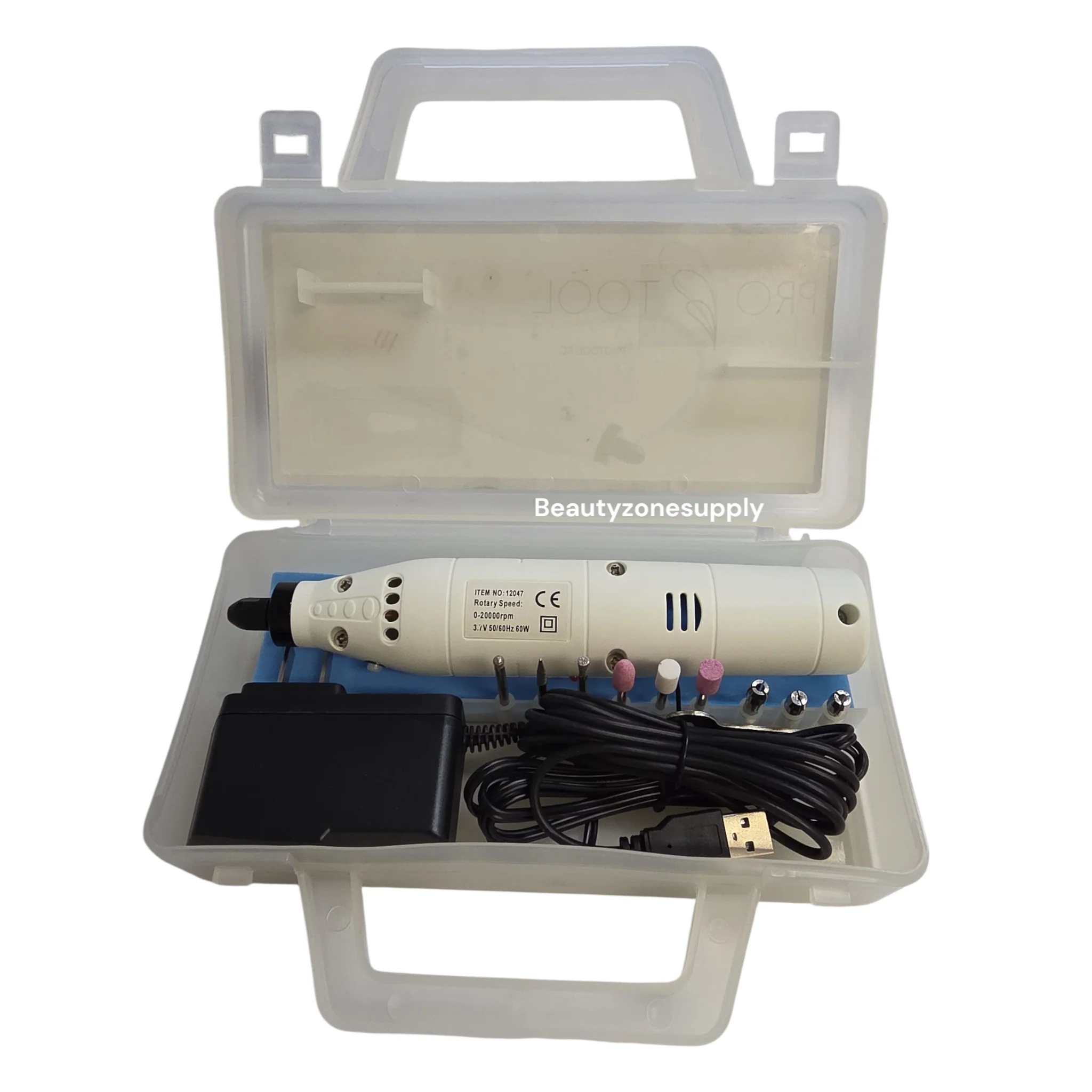 Pro Tool Cordless Nail Drill & Callus Remover – 20,000 RPM Rechargeable File - Image 2