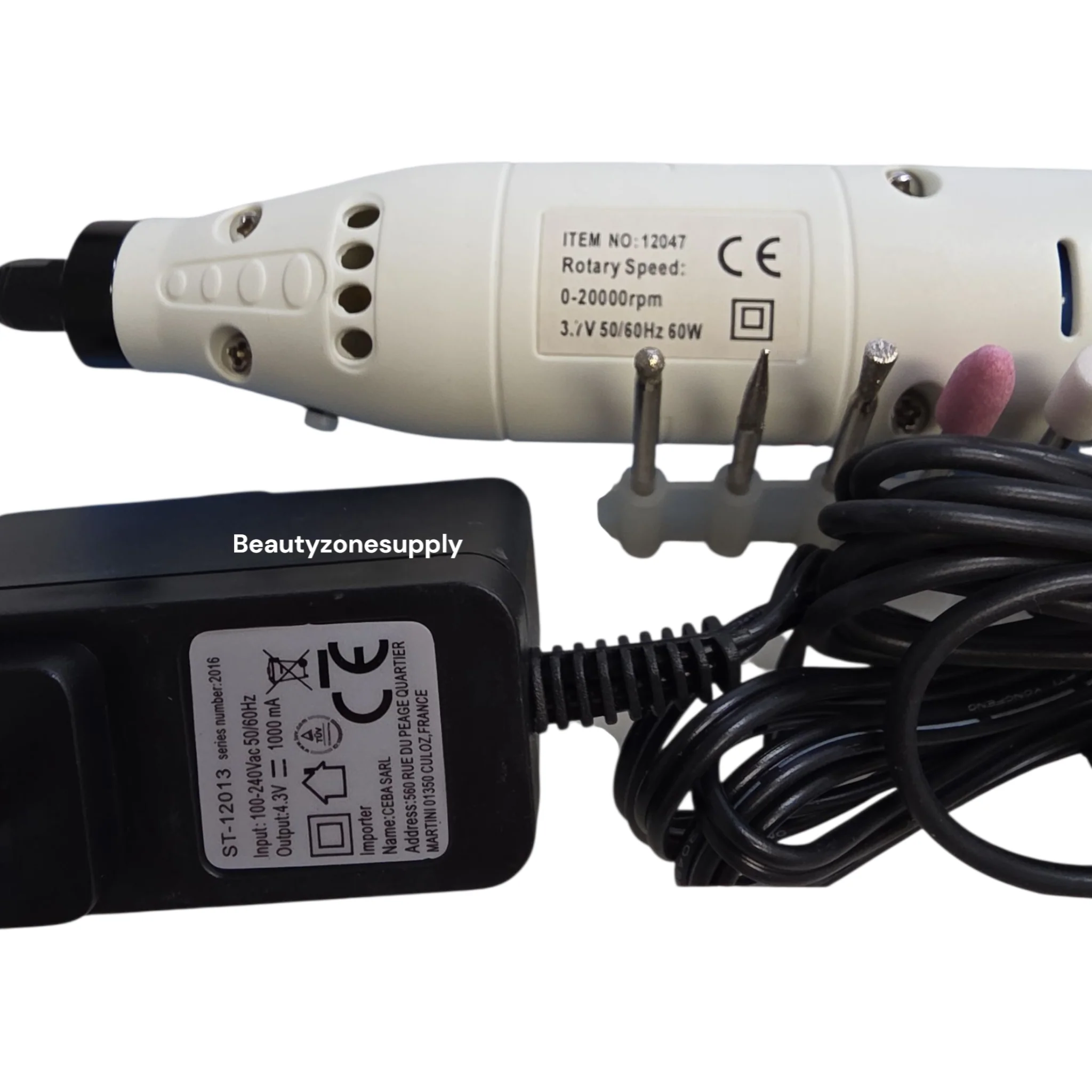 Pro Tool Cordless Nail Drill & Callus Remover – 20,000 RPM Rechargeable File - Image 3