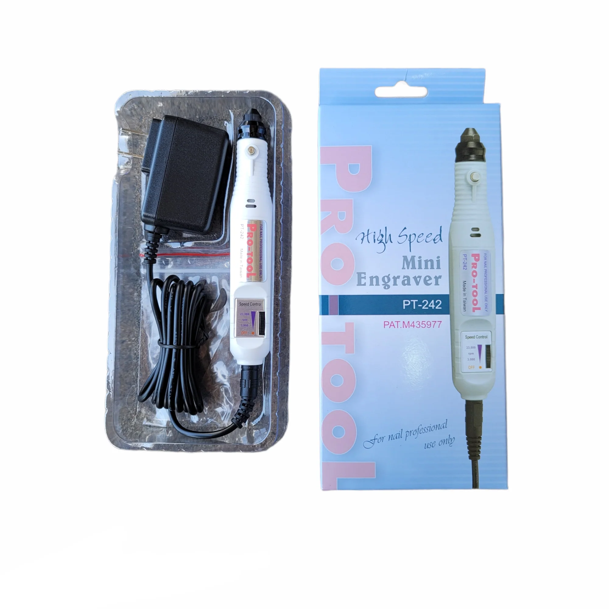 Pro Tool Mini Engraver 23,000 rpm PRO-242 White - Image 6