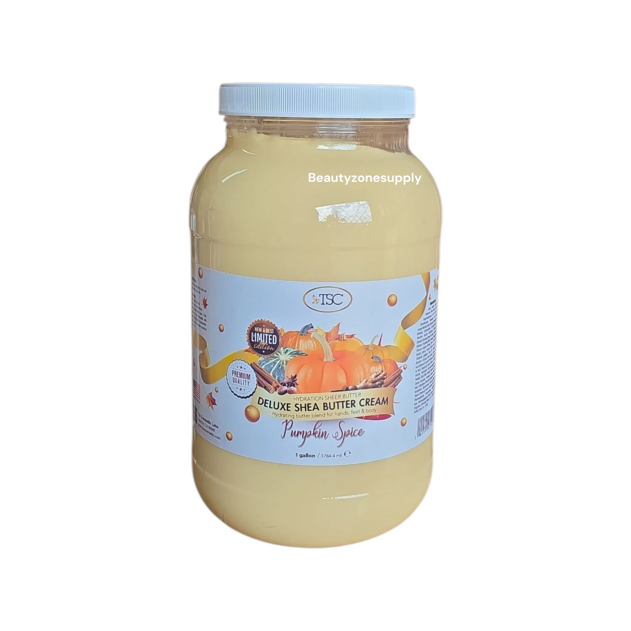 Pumpkin Spice Deluxe Shea Butter Cream Lotion Gallon - Image 3
