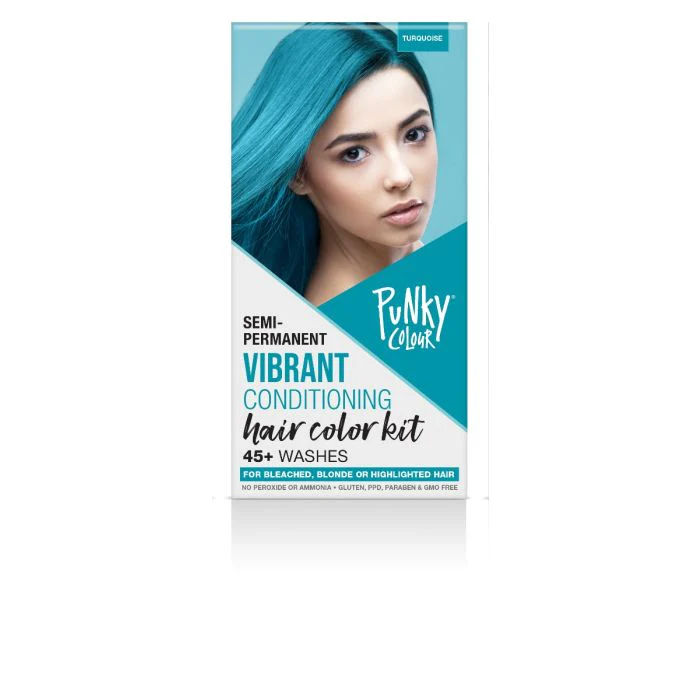 Punky Colour Semi-Permanent Hair Color Kit Turquoise #91047