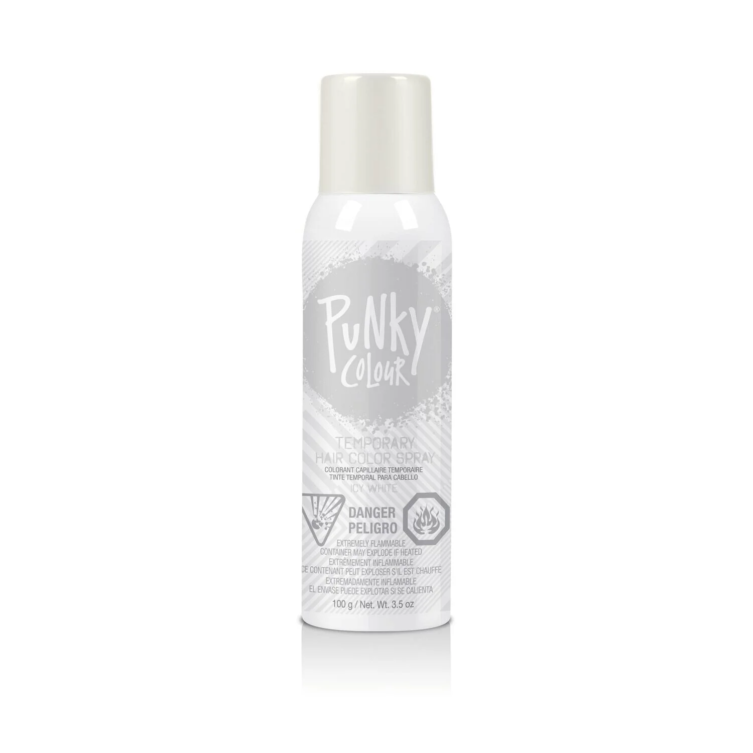 Punky Colour Temporary Hair Color Spray Ice White 3.5oz #625353