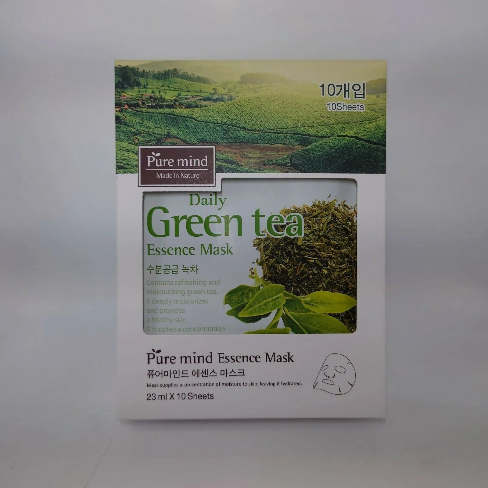 Pure Mind - Korea Essence Mask 23ml [Box of 10 Sheets] **Pick Your Flavors** - Image 2