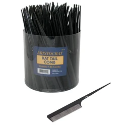 Rat Tail Combs Black each