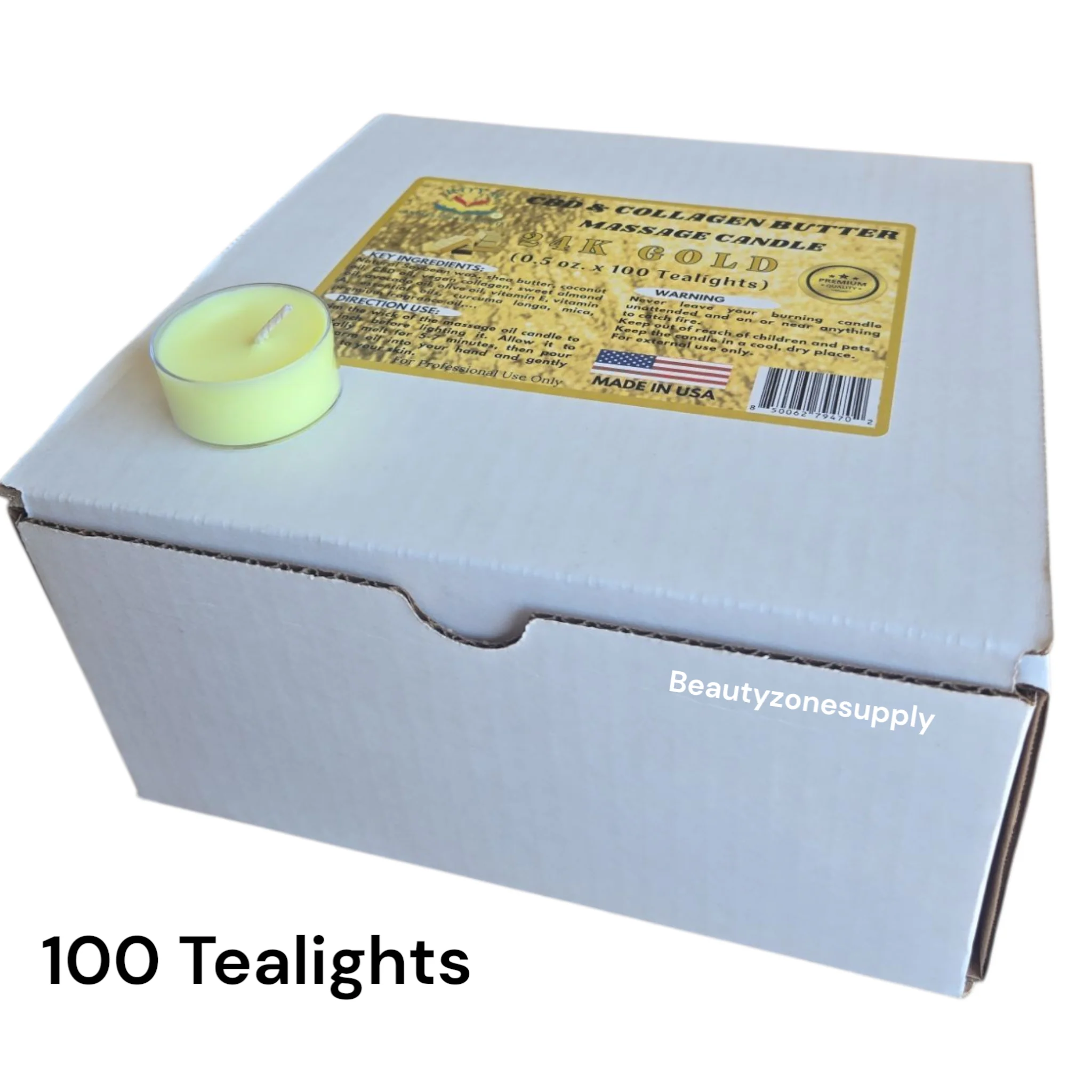Royal Massage oil Lotion Candle 0.5 oz Case 100 pcs - Image 3