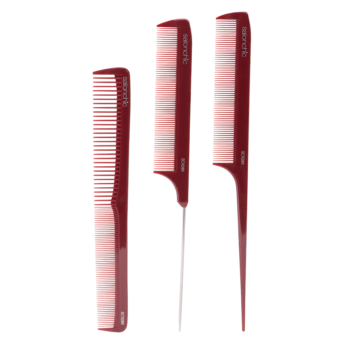 Salonchic Comb Set of three strong, durable, heat resistant #SC9289 - Image 3