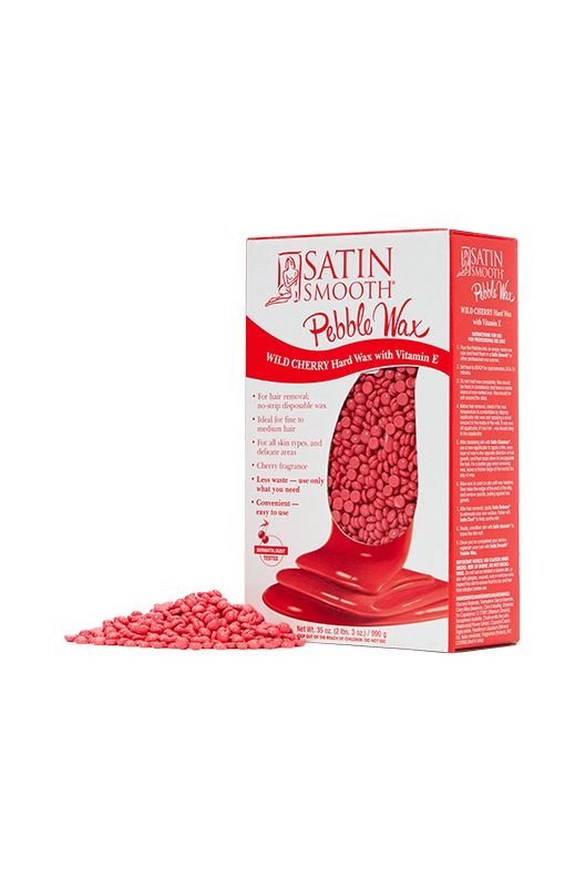 Satin Smooth Pebble Wax Wild Cherry Vitamin E 35 oz #814201 - Image 2