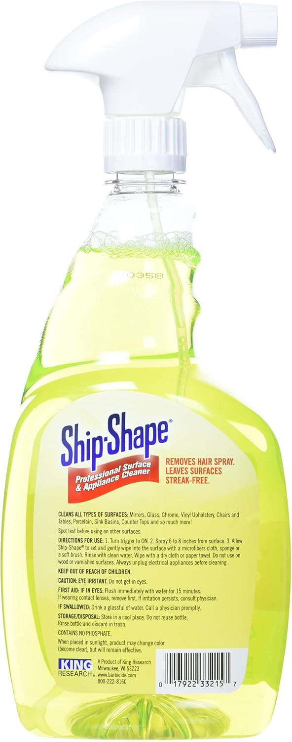 Ship-Shape Barbicide Liquid Spray, 32.0 Fl Oz - Image 3