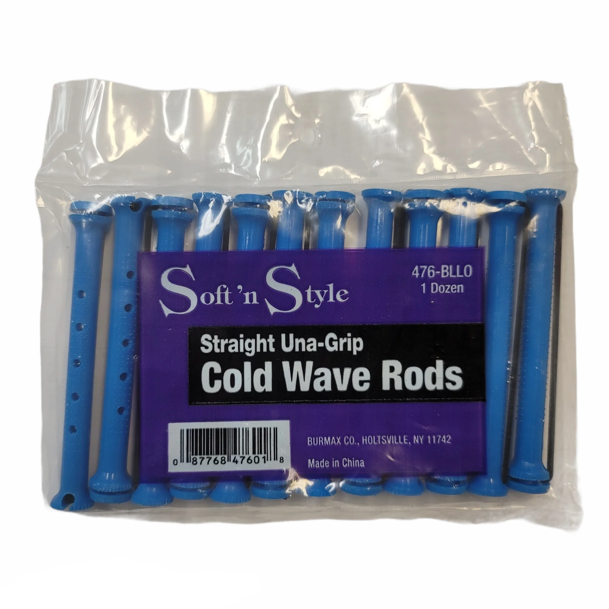 Soft'n Style Straight Cold Wave Rods - Long - Blue 7/16" #476-BLLO - Image 3