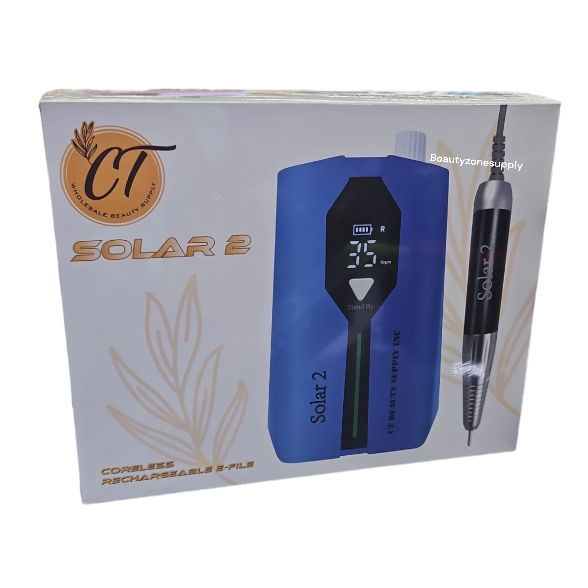 Solar 2 Nail Drill Rechargeable cordless E-file - Image 5
