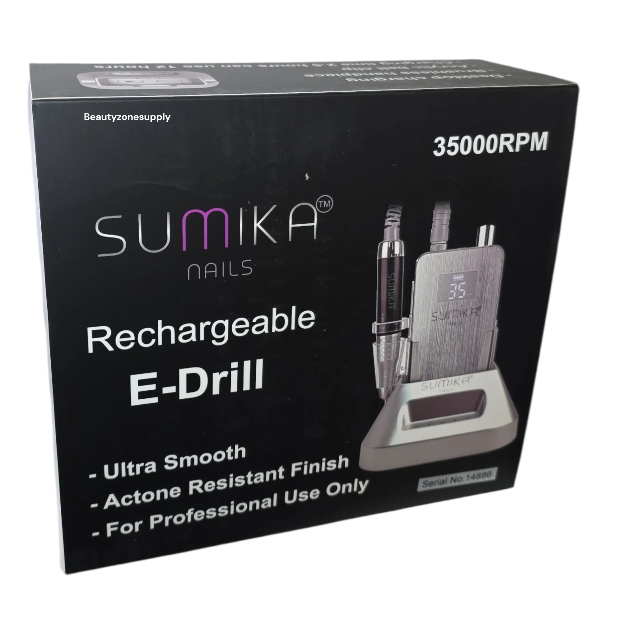 Sumika Rechargeable Nail E Drill Ultra Smooth 35k - Image 2