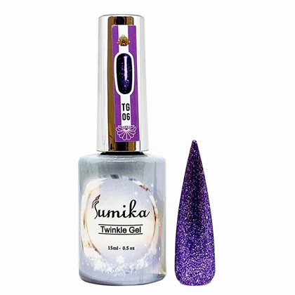 Sumika Soak off Gel Twinkle Gel .05 oz Set 01 - Image 7