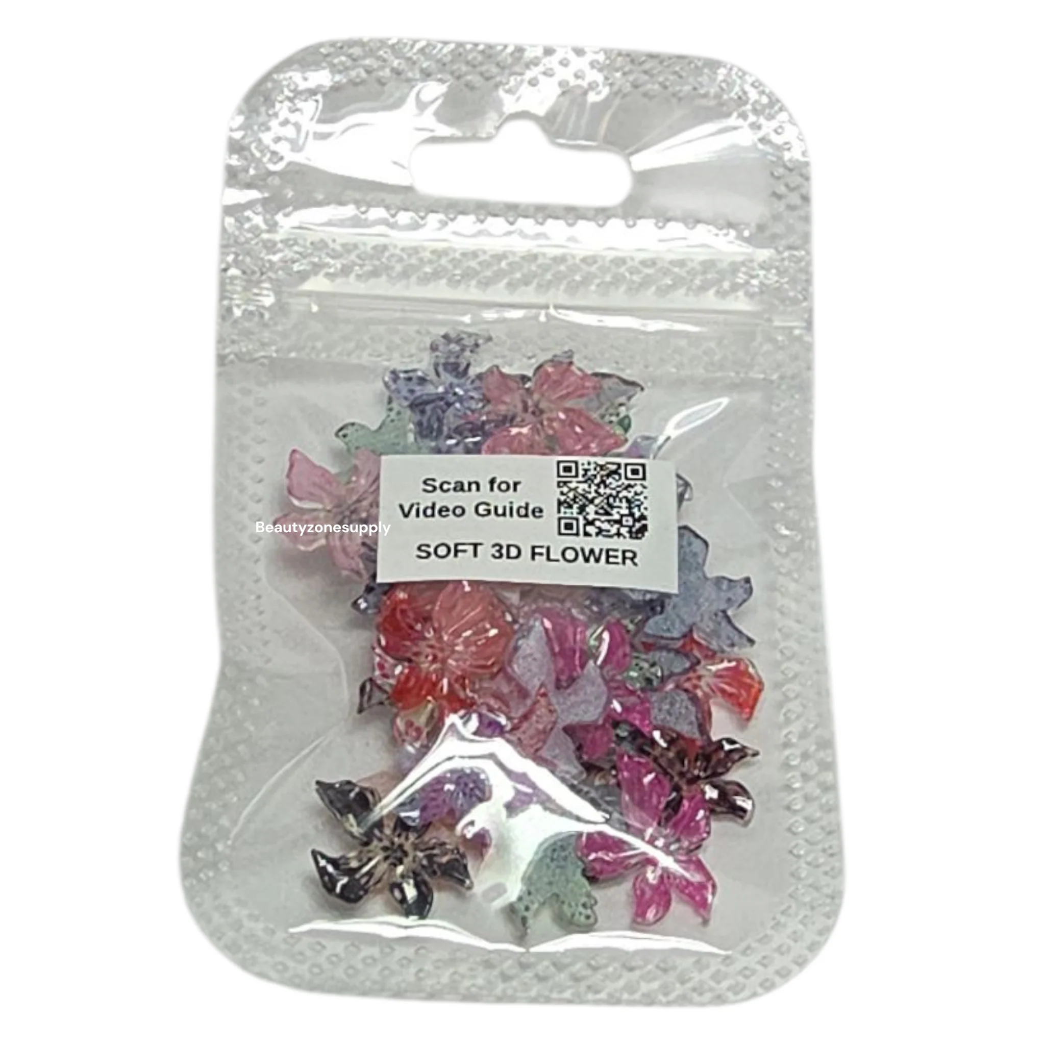 Sumika Soft 3D Flower Charms – Mix Colors - Image 2