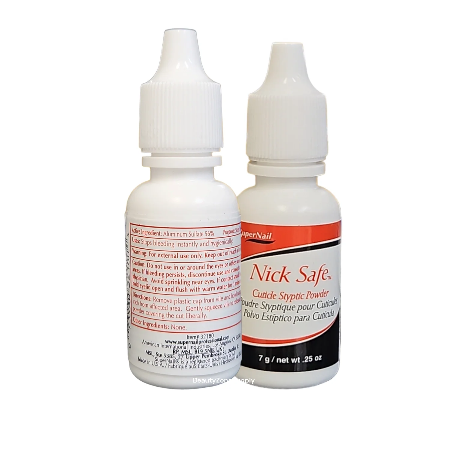 Supernail Nick Safe Styptic Powder each 0.25 oz #32180 - Image 2