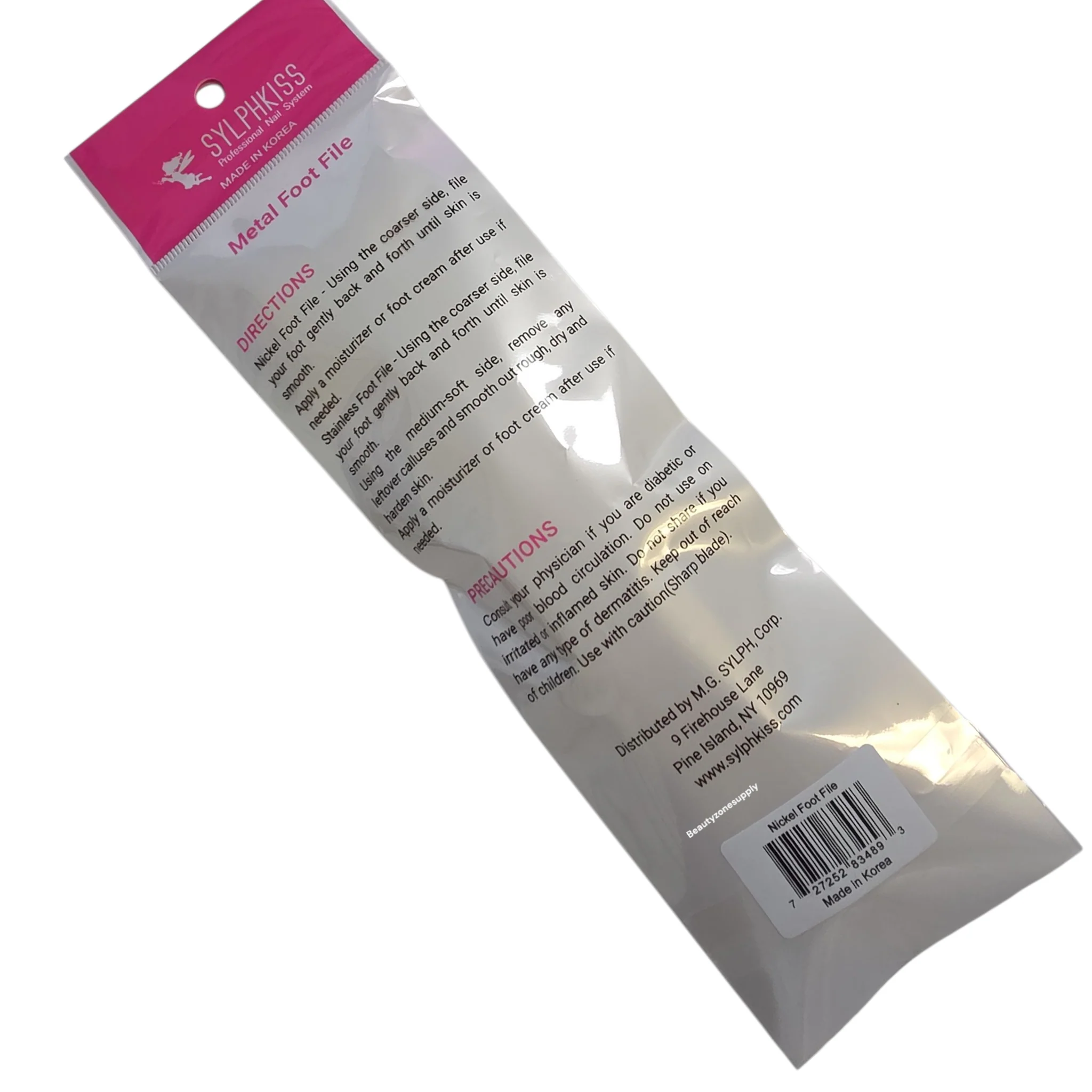 Sylphkiss Nickel Foot File Callus Remover - Image 3