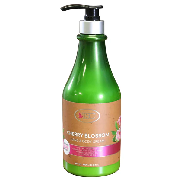 Tsc Organic Lotion Hand & Body Cream Cherry Blossom 30 oz - Image 5