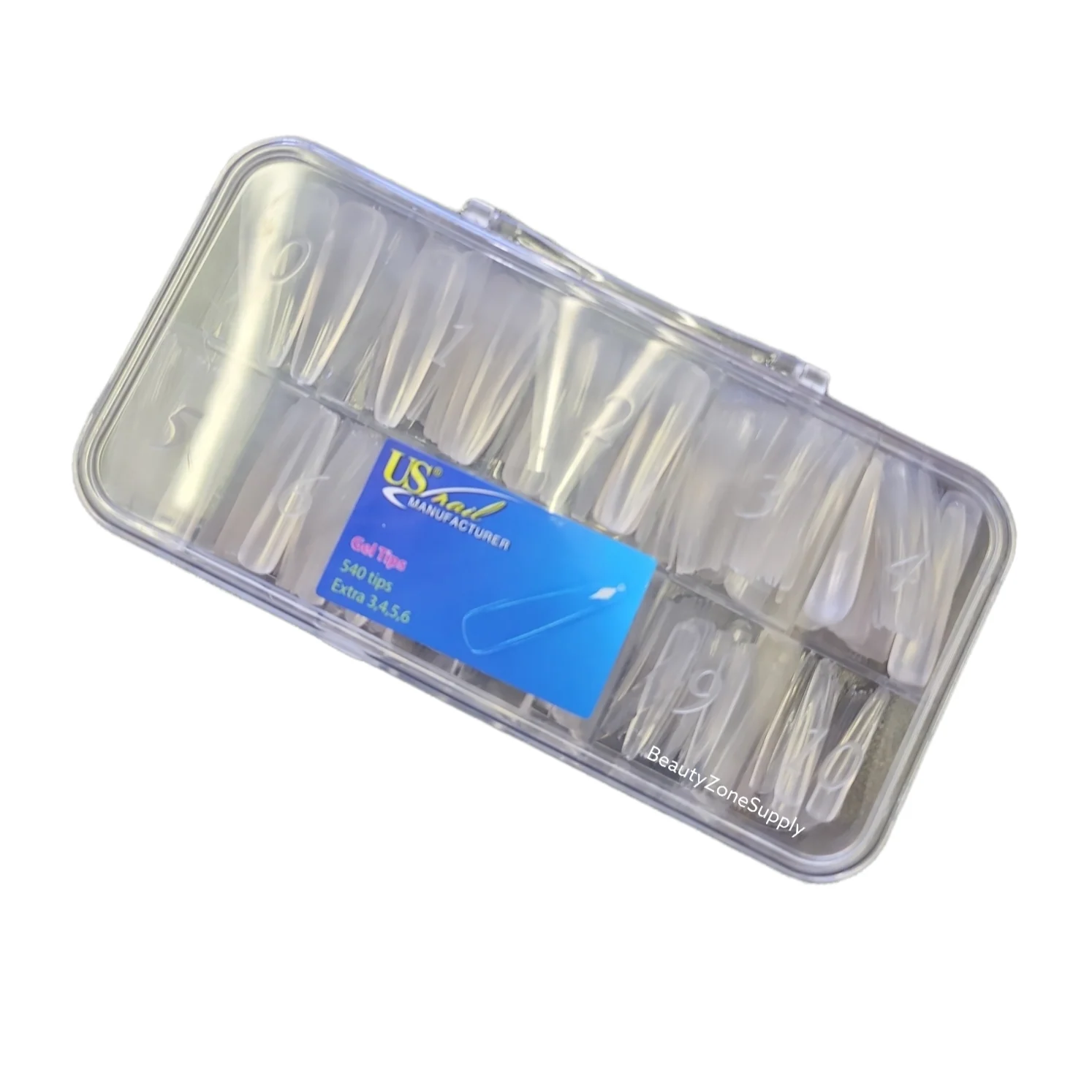 USN Gel X Tips Natural Nail Tips - Full Box 540 pcs - Image 2