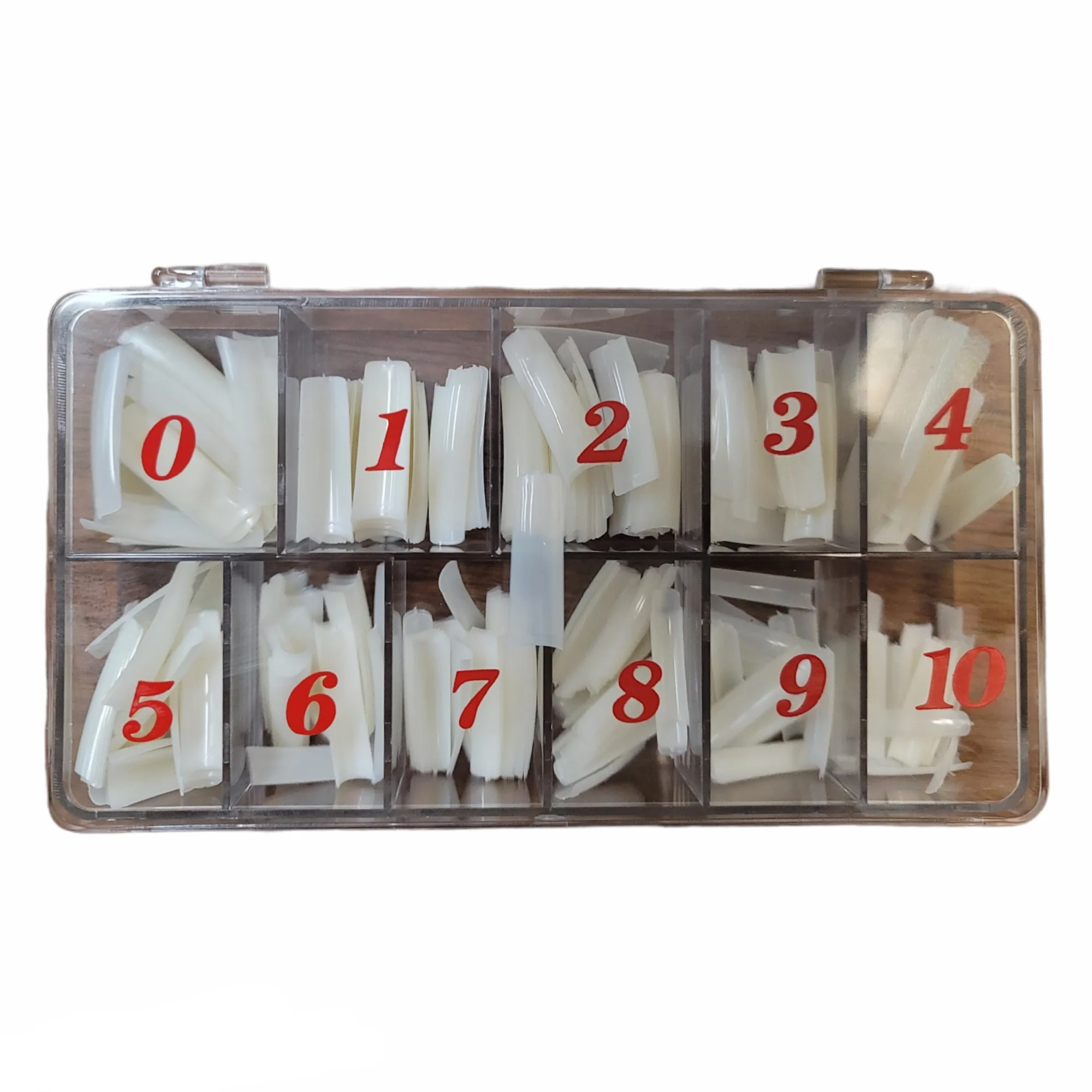 USN Straight Natural Nail Tips - Full Box 540 pcs - Image 5