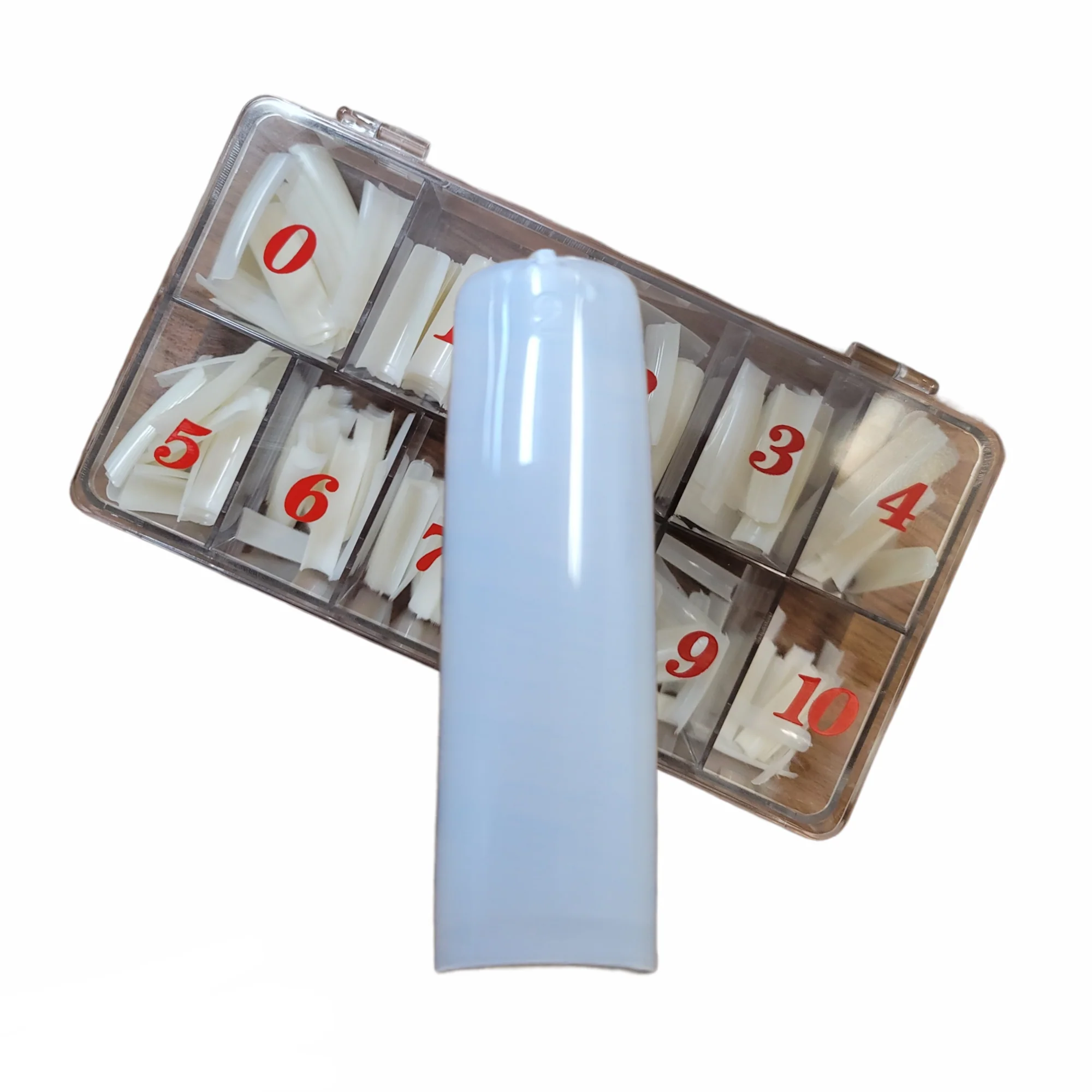USN Straight Natural Nail Tips - Full Box 540 pcs - Image 6