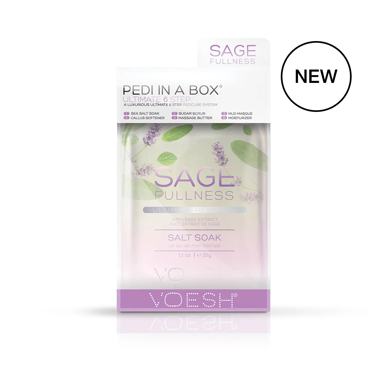Voesh 6 in 1 Step Pedi Sage Fullness Case 30 pack - Image 3