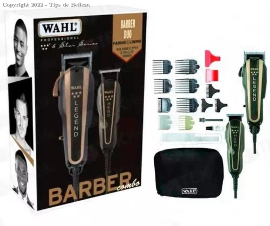 Wahl 5-Star Barber Combo Legend Clipper and Hero Trimmer 8180