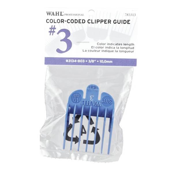 Wahl Attachment #3 Cutting Guide 3/8” Blue #03134-803 - Image 2